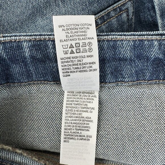 Lucky Brand Denim A-Line Skirt Womens Size 10/30 Blue Button Up - Picture 7 of 8